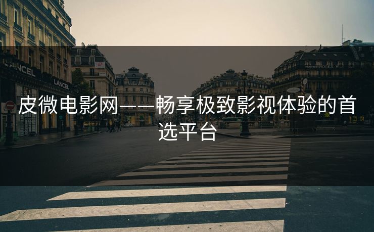 皮微电影网——畅享极致影视体验的首选平台